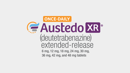 AUSTEDO XR® (deutetrabenazine) Extended-Release Tablets Logo AUSTEDO XR® (deutetrabenazine) Extended-Release Tablets Logo